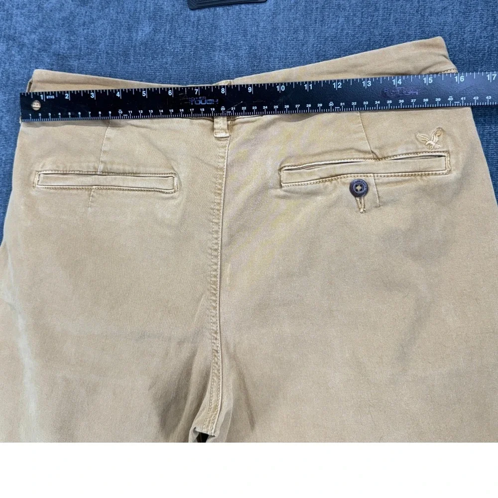 American Eagle Chinos Mens 32x30 Tan Cotton Slim Extreme Flex Pants